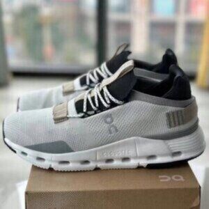 On Running Women's Gray and Black Shoes
